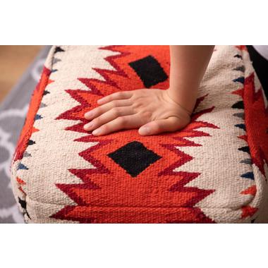 キリムスツール おしゃれ かわいい 腰掛け 玄関椅子 いす 足置き アクセント 軽量 ビーズクッション |  | 04