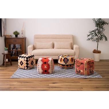 キリムスツール おしゃれ かわいい 腰掛け 玄関椅子 いす 足置き アクセント 軽量 ビーズクッション |  | 10