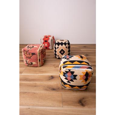 キリムスツール おしゃれ かわいい 腰掛け 玄関椅子 いす 足置き アクセント 軽量 ビーズクッション |  | 16