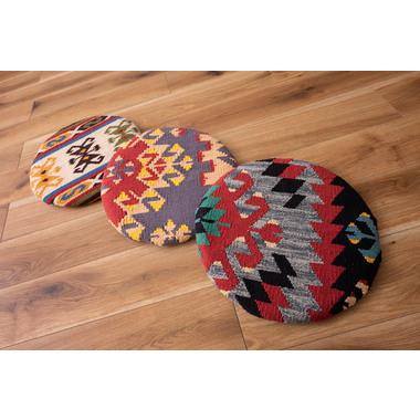 キリム シートクッション おしゃれ かわいい 座布団 アクセント チェアパッド チェアパット |  | 08