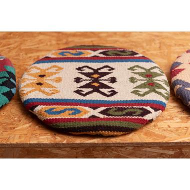 キリム シートクッション おしゃれ かわいい 座布団 アクセント チェアパッド チェアパット |  | 05