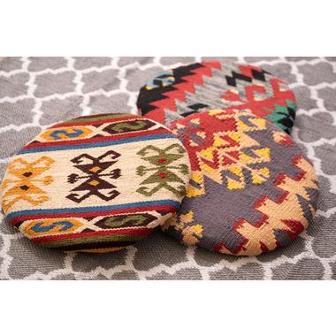 キリム シートクッション おしゃれ かわいい 座布団 アクセント チェアパッド チェアパット |  | 07