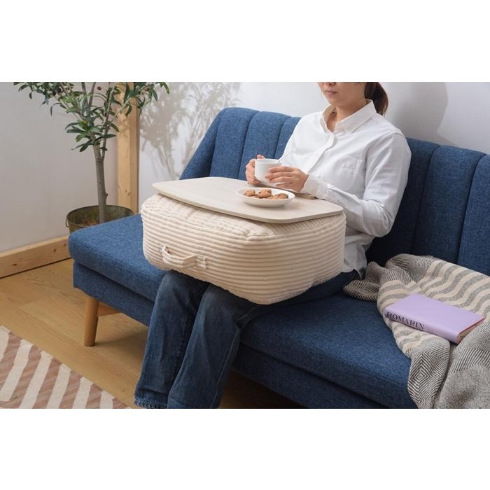 テーブルクッション L 膝上テーブル WH サイドテーブル ビーズクッション まくら ひざ上 車内 寝室 読書 パソコン タブレット ipad テレワーク シンプル |  | 08