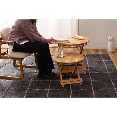 フォールディングテーブルS 木製 テーブル 折りたたみ コンパクト 幅45cm おしゃれ カフェ テラス ベランピング ガーデン |  | 12