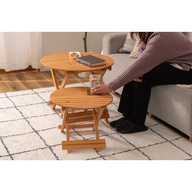 フォールディングテーブルS 木製 テーブル 折りたたみ コンパクト 幅45cm おしゃれ カフェ テラス ベランピング ガーデン |  | 15