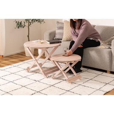 フォールディングテーブルS 木製 テーブル 折りたたみ コンパクト 幅45cm おしゃれ カフェ テラス ベランピング ガーデン |  | 11