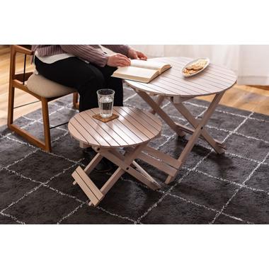 フォールディングテーブルS 木製 テーブル 折りたたみ コンパクト 幅45cm おしゃれ カフェ テラス ベランピング ガーデン |  | 09