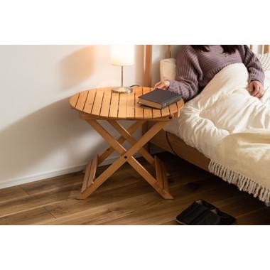 フォールディングテーブルL 木製 テーブル 折りたたみ コンパクト 幅60cm おしゃれ カフェ テラス ベランピング ガーデン |  | 09