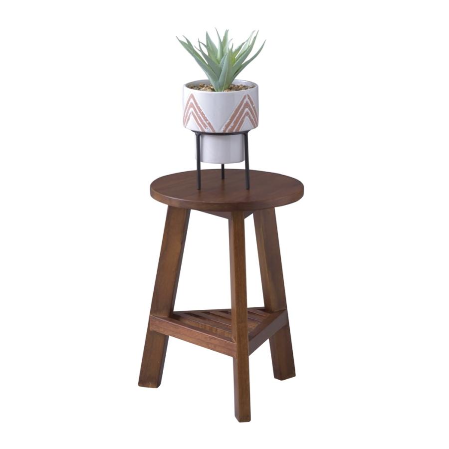 プランターベース S ブラウン おしゃれ 木製 天然木 花台 飾り棚 鉢置き台 プランタースタンド 植木鉢台 台座 サイドテーブル ナイトテーブル |  | 03