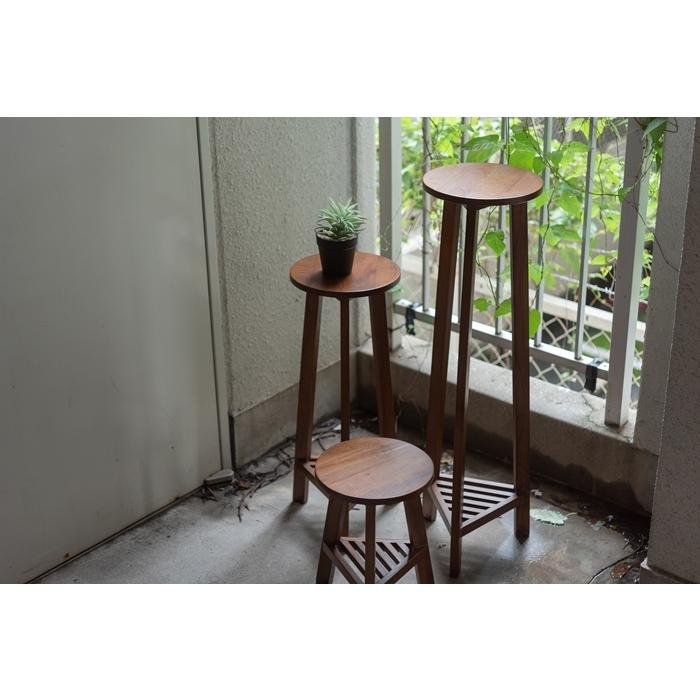 プランターベース M ブラウン おしゃれ 木製 天然木 花台 飾り棚 鉢置き台 プランタースタンド 植木鉢台 台座 |  | 07