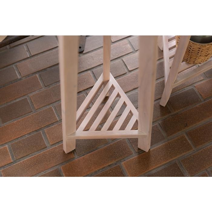 プランターベース M ホワイト おしゃれ 木製 天然木 花台 飾り棚 鉢置き台 プランタースタンド 植木鉢台 台座 |  | 01