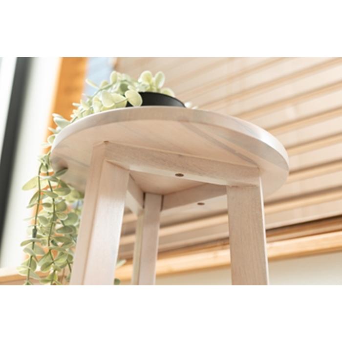 プランターベース L ホワイト おしゃれ 木製 天然木 花台 飾り棚 鉢置き台 プランタースタンド 植木鉢台 台座 |  | 04