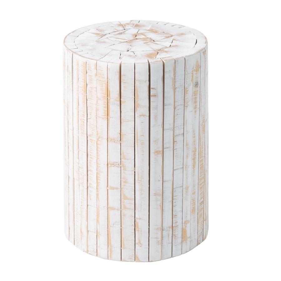 グリーンベース 丸太型 高さ40cm 木製 天然木 花台 飾り棚 鉢置き台 プランタースタンド 植木鉢台 台座 プランターベース サイドテーブル ナイトテーブル | 