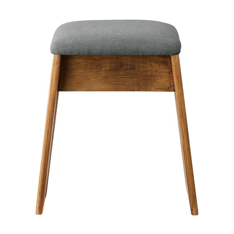 スツール グレー おしゃれ 古材 玄関 腰掛け椅子 天然木 木製 椅子 いす サイドテーブル ナイトテーブル リビング 寝室 |  | 01