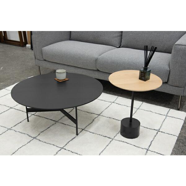 ラウンドテーブル 円卓 丸 センターテーブル リビングテーブル ソファテーブル ローテーブル アイアン おしゃれ モダン 作業台 ブラック |  | 05