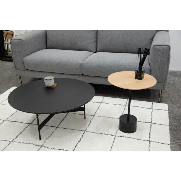 ラウンドテーブル 円卓 丸 センターテーブル リビングテーブル ソファテーブル ローテーブル アイアン おしゃれ モダン 作業台 ブラック |  | 06