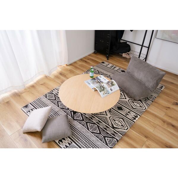 ラウンドテーブル ナチュラル 円卓 丸 センターテーブル リビングテーブル ソファテーブル ローテーブル アイアン おしゃれ モダン 作業台 ブラック |  | 13