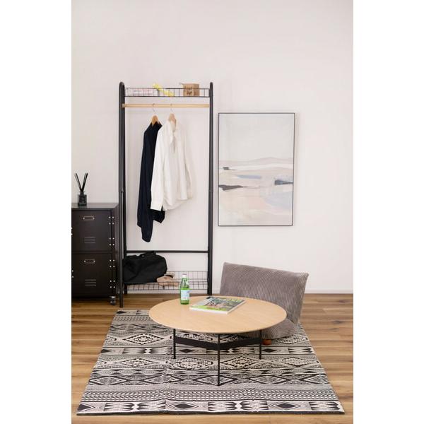 ラウンドテーブル ナチュラル 円卓 丸 センターテーブル リビングテーブル ソファテーブル ローテーブル アイアン おしゃれ モダン 作業台 ブラック |  | 08