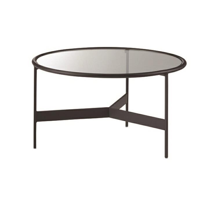 ラウンドガラステーブルL サイドテーブル センターテーブル ミニテーブル ソファーテーブル ローテーブル おしゃれ アイアン シンプル スタイリッシュ おしゃれ | 