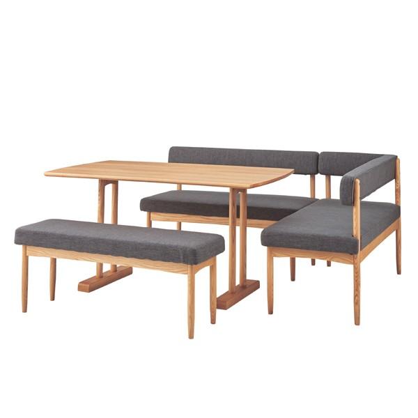 ソファ 2人掛け ソファー コンパクト ファブリック 布張り ダイニングソファー 脚付き 二人掛け 2人用 イス 椅子 北欧 グレー |  | 01