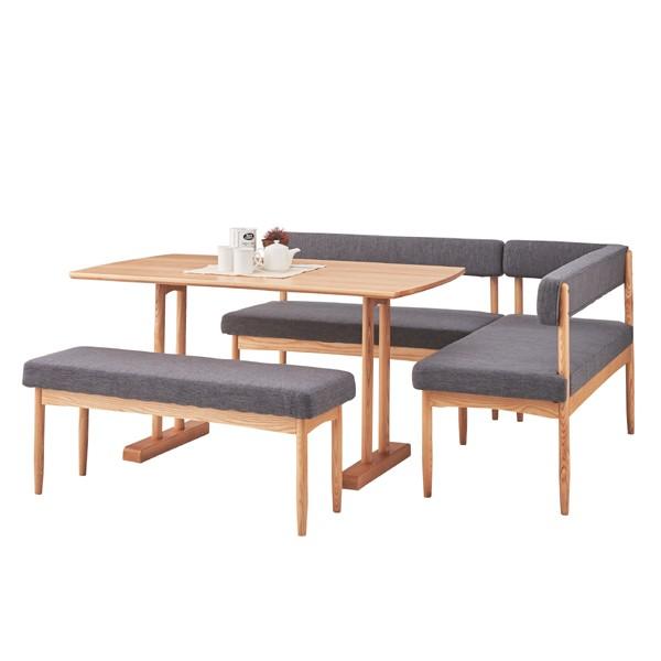 ソファ 2人掛け ソファー コンパクト ファブリック 布張り ダイニングソファー 脚付き 二人掛け 2人用 イス 椅子 北欧 グレー |  | 02