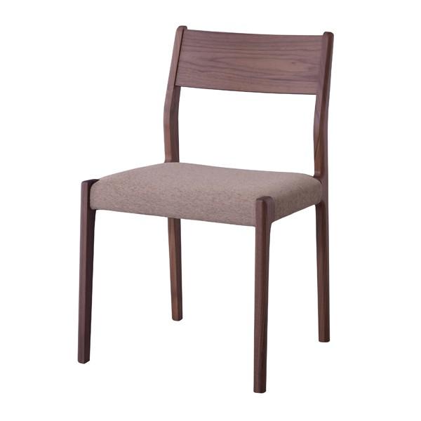 日本製 ダイニングチェア 食卓チェアー 食卓椅子 いす イス 椅子 ダイニングチェアー ファブリック レトロ モダン ウォルナット | 