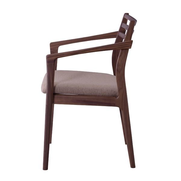 日本製 ダイニングチェア 食卓チェアー 肘付き 肘掛け付き 食卓椅子 いす イス 椅子 ダイニングチェアー ファブリック ウォルナット |  | 04