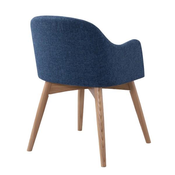 ダイニングチェア 天然木 木製 食卓チェアー 食卓椅子 いす イス 椅子 ダイニングチェアー ファブリック モダン ブルー |  | 03