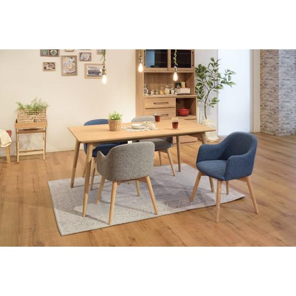 ダイニングチェア 天然木 木製 食卓チェアー 食卓椅子 いす イス 椅子 ダイニングチェアー ファブリック モダン ブルー |  | 08