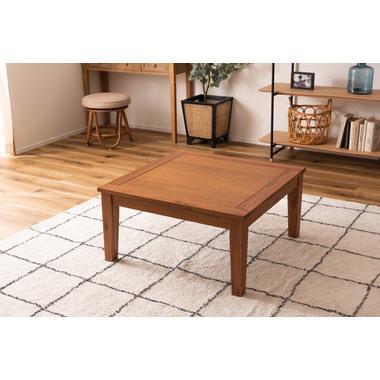 コタツ 幅75cm 炬燵テーブル 単品 こたつ 天然木 木製 コンパクト シンプル 正方形 おしゃれ あったか |  | 05