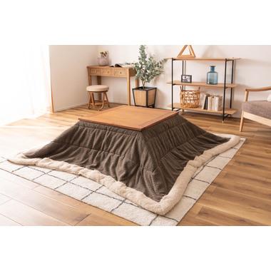 コタツ 幅75cm 炬燵テーブル 単品 こたつ 天然木 木製 コンパクト シンプル 正方形 おしゃれ あったか |  | 07