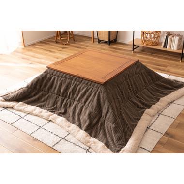コタツ 幅75cm 炬燵テーブル 単品 こたつ 天然木 木製 コンパクト シンプル 正方形 おしゃれ あったか |  | 08