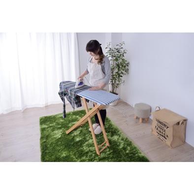 アイロン台 スタンド式 木製 折りたたみ 折り畳み コンパクト 舟形 スタンド式アイロン台 アイロンボード 4段階 高さ調節 ブルー |  | 04