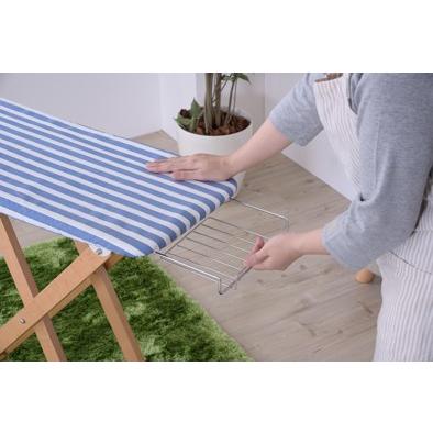 アイロン台 スタンド式 木製 折りたたみ 折り畳み コンパクト 舟形 スタンド式アイロン台 アイロンボード 4段階 高さ調節 ブルー |  | 06