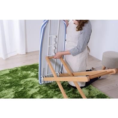 アイロン台 スタンド式 木製 折りたたみ 折り畳み コンパクト 舟形 スタンド式アイロン台 アイロンボード 4段階 高さ調節 ブルー |  | 07