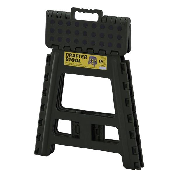クラフタースツール L 踏み台 ふみ台 踏台 屋外 スツール 折り畳み 折りたたみ式 脚立 コンパクト ステップ シンプル グリーン |  | 01