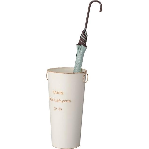 傘立て 傘入れ 傘たて 傘置き 玄関収納 スチール アンブレラスタンド かさ立て かさたて レトロ アンティーク アイボリー | 