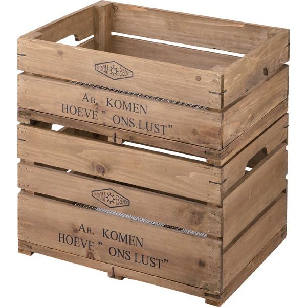 木箱 スタッキングボックス 収納ボックス リビング 雑貨 ウッドボックス 小物入れ コンテナボックス 野菜ストッカー 収納ストッカー |  | 01