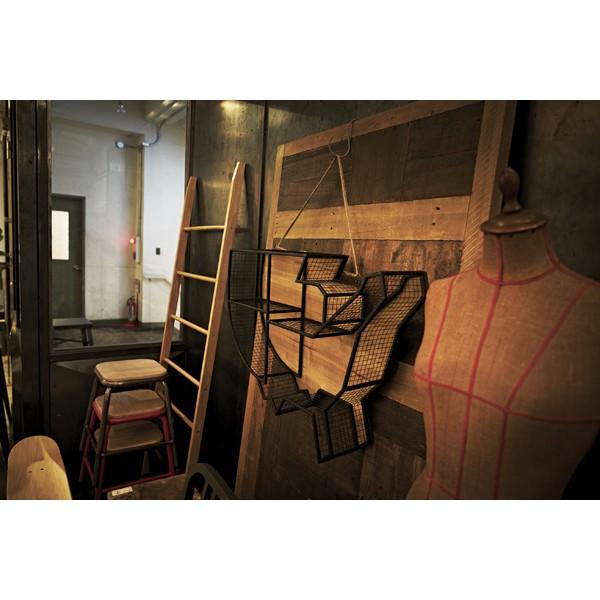 ウォールラック ウォールシェルフ スチール 壁掛け 壁面収納 飾り棚 壁面ラック 収納棚 ディスプレイラック 飾り棚 アンティーク |  | 03