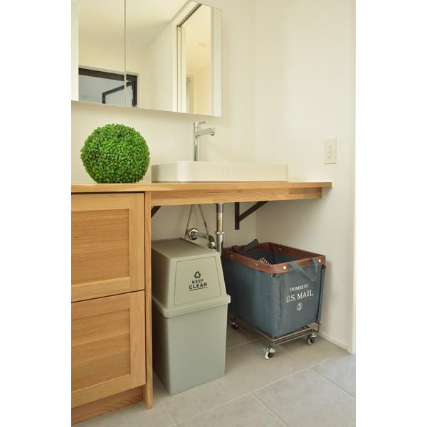 ダストボックス フタ付き ふた付き ごみ箱 トラッシュカン トラッシュボックス スタッキング 積重ね インテリア アンティーク グレー |  | 03