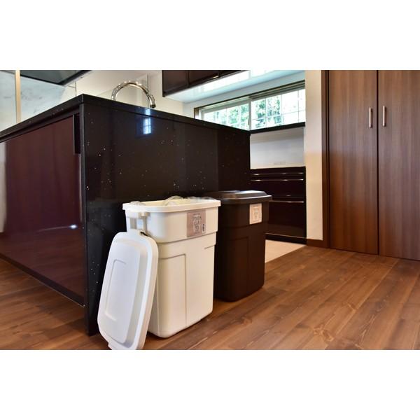 トラッシュカン ダストボックス フタ付き ふた付き ごみ箱 ゴミ箱 トラッシュボックス リビング  ブラウン |  | 05