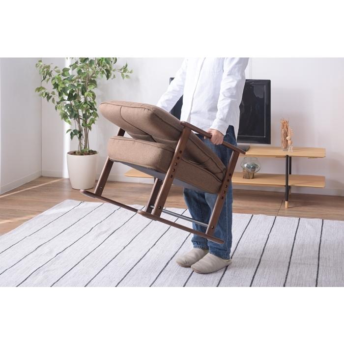 高座椅子 M ブラウン ハイバック リクライニングチェア 高さ調整 椅子 イス 肘掛け 高齢者 プレゼント 肘付き パーソナルチェア 一人掛け ソファ 和室 リビング |  | 07