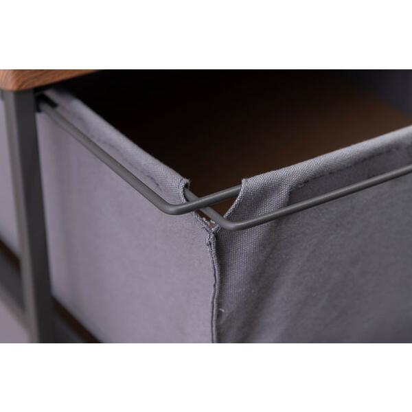 チェスト4段 グレー キャンバスチェスト キャスター付き 衣装ケース タンス クローゼット 収納 おもちゃ 洋服 洗面所 シンプル 隙間収納 おしゃれ |  | 13