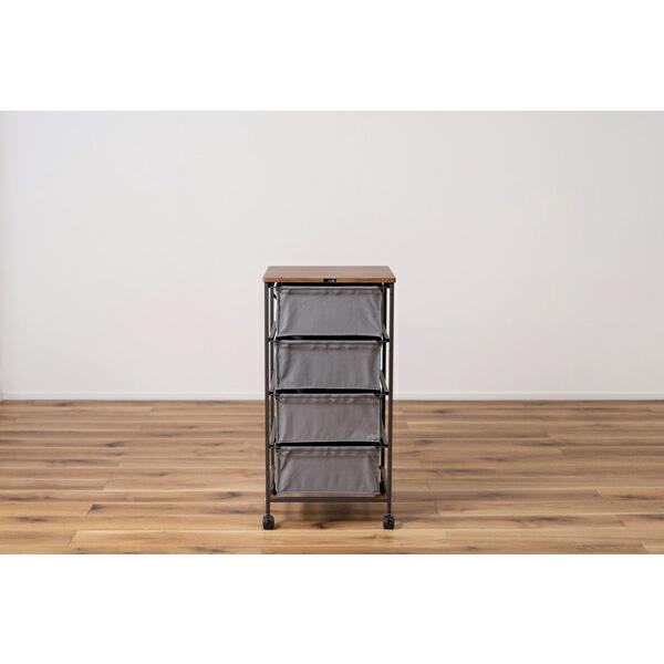 チェスト4段 グレー キャンバスチェスト キャスター付き 衣装ケース タンス クローゼット 収納 おもちゃ 洋服 洗面所 シンプル 隙間収納 おしゃれ |  | 04