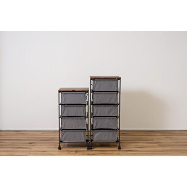 チェスト4段 グレー キャンバスチェスト キャスター付き 衣装ケース タンス クローゼット 収納 おもちゃ 洋服 洗面所 シンプル 隙間収納 おしゃれ |  | 05