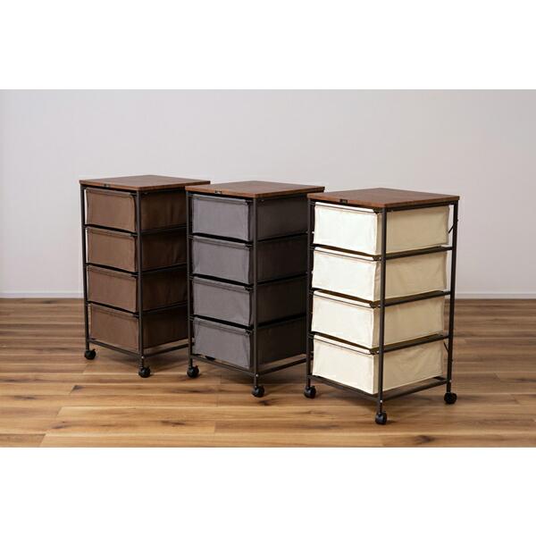 チェスト4段 グレー キャンバスチェスト キャスター付き 衣装ケース タンス クローゼット 収納 おもちゃ 洋服 洗面所 シンプル 隙間収納 おしゃれ |  | 07