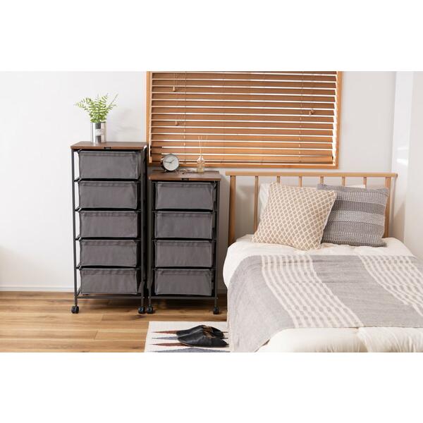 チェスト4段 グレー キャンバスチェスト キャスター付き 衣装ケース タンス クローゼット 収納 おもちゃ 洋服 洗面所 シンプル 隙間収納 おしゃれ |  | 08