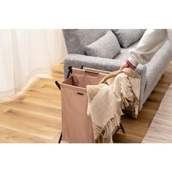 フォールディングバスケットL ベージュ ランドリーバスケット 収納バスケット 折りたたみ スリム ランドリーラック 脱衣かご シンプル 収納ボックス |  | 11