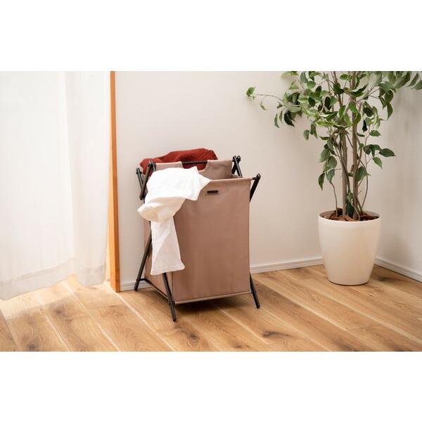 フォールディングバスケットL ベージュ ランドリーバスケット 収納バスケット 折りたたみ スリム ランドリーラック 脱衣かご シンプル 収納ボックス |  | 12