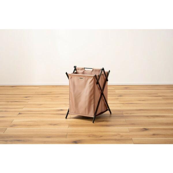 フォールディングバスケットL ベージュ ランドリーバスケット 収納バスケット 折りたたみ スリム ランドリーラック 脱衣かご シンプル 収納ボックス |  | 05